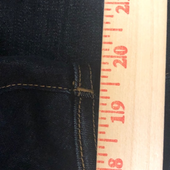 Madewell Jeans Womens 35T Blue  Tall Curvy High Rise Skinny Dark Wash‎ Stretch - Picture 13 of 14